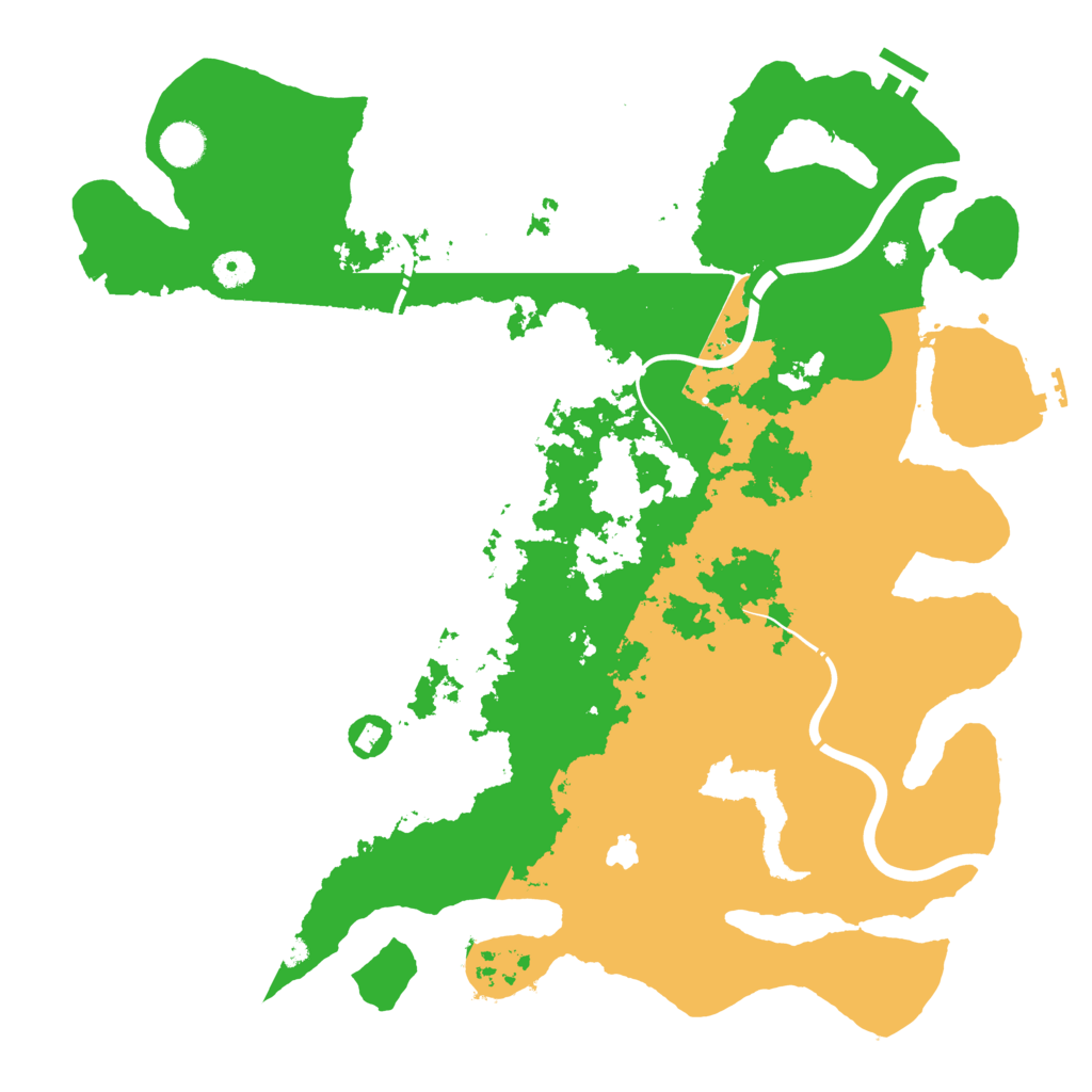 Biome Rust Map: Procedural Map, Size: 4250, Seed: 5857043