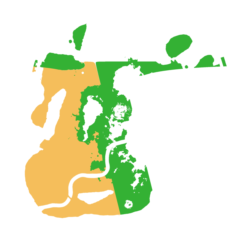 Biome Rust Map: Procedural Map, Size: 3000, Seed: 638565739