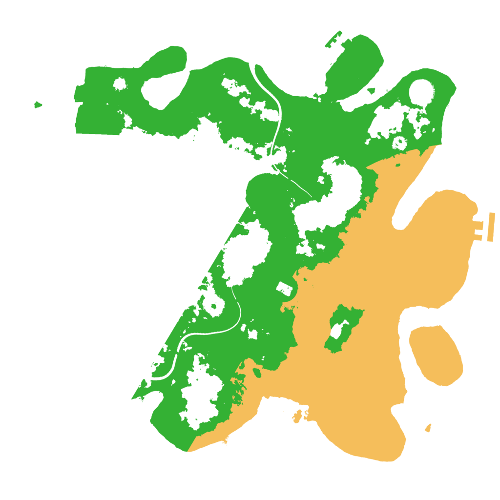 Biome Rust Map: Procedural Map, Size: 3500, Seed: 1970127385