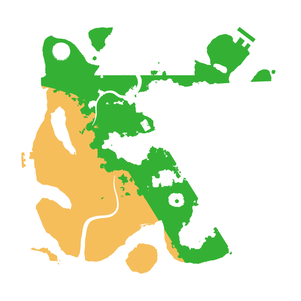 Biome Rust Map: Procedural Map, Size: 3000, Seed: 1535812363