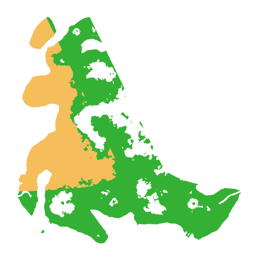 Biome Rust Map: Procedural Map, Size: 3700, Seed: 267787851