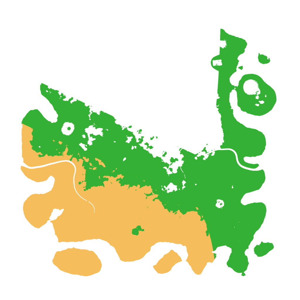 Biome Rust Map: Procedural Map, Size: 3500, Seed: 990267