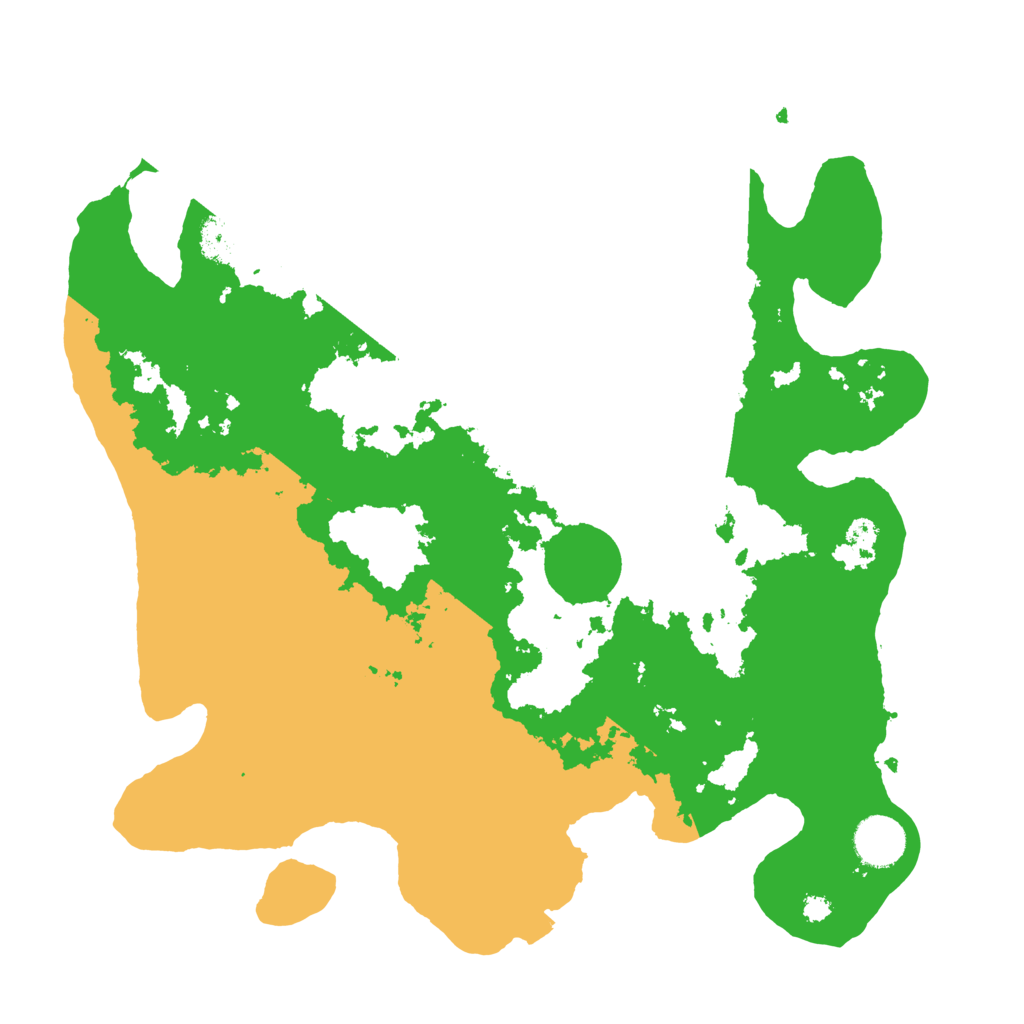 Biome Rust Map: Procedural Map, Size: 3500, Seed: 560582287