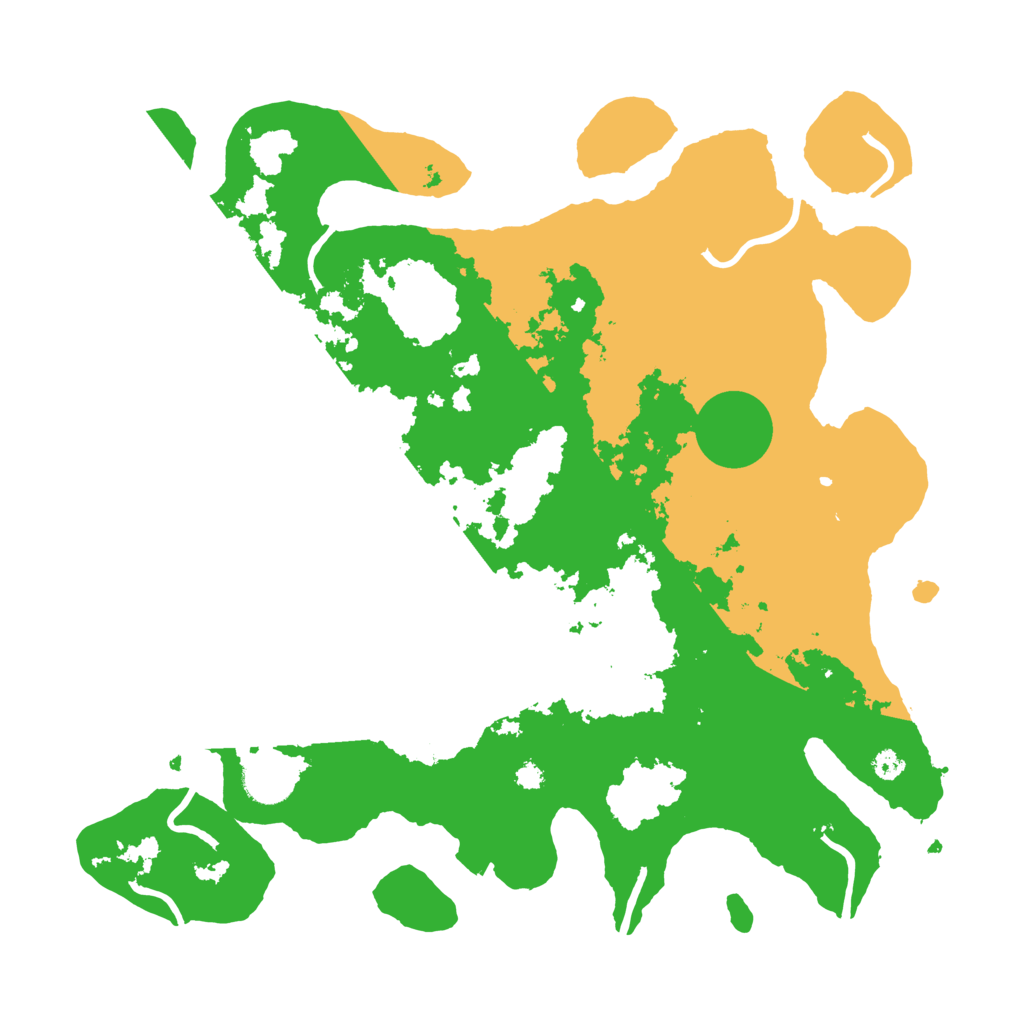 Biome Rust Map: Procedural Map, Size: 3500, Seed: 529907850