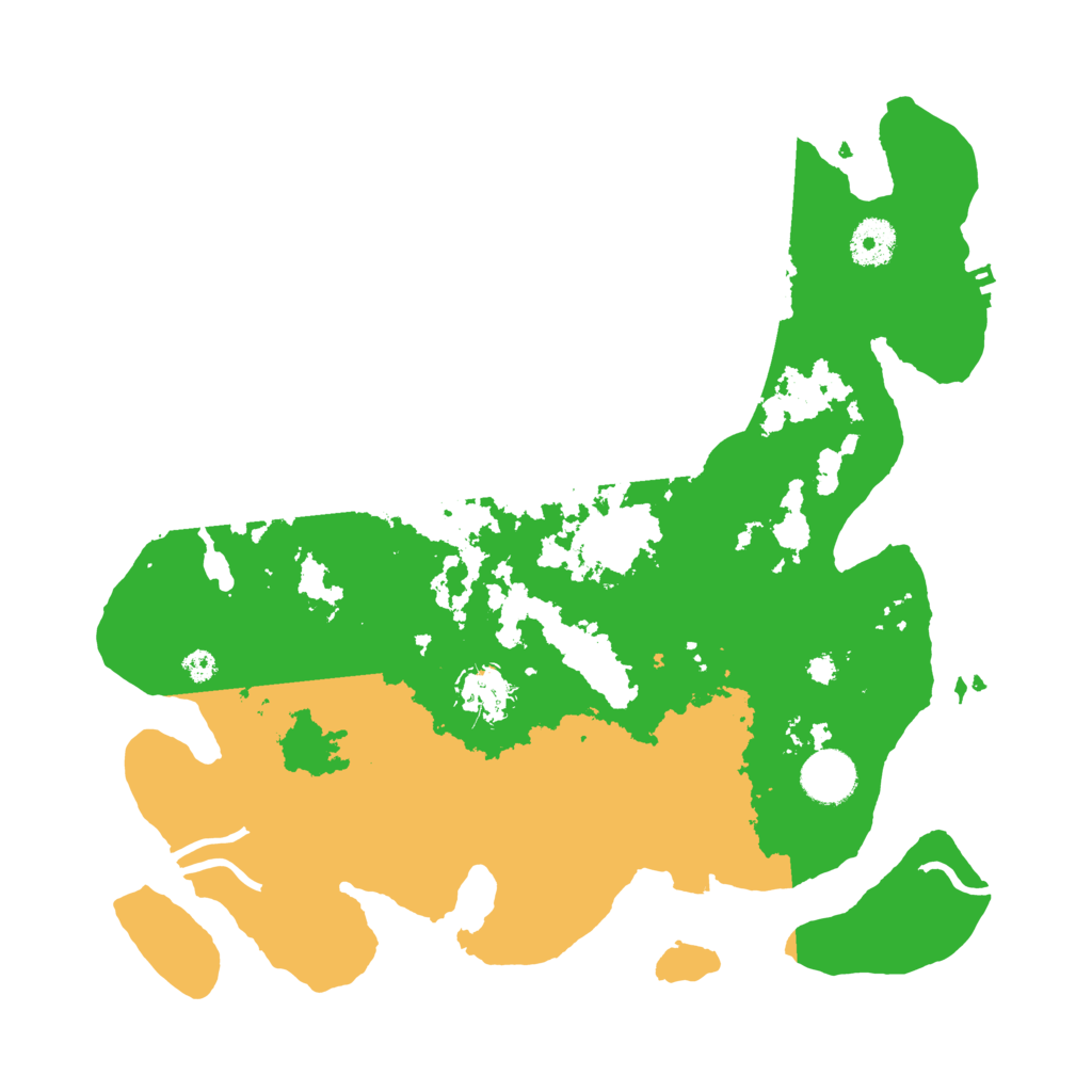 Biome Rust Map: Procedural Map, Size: 3500, Seed: 905788481