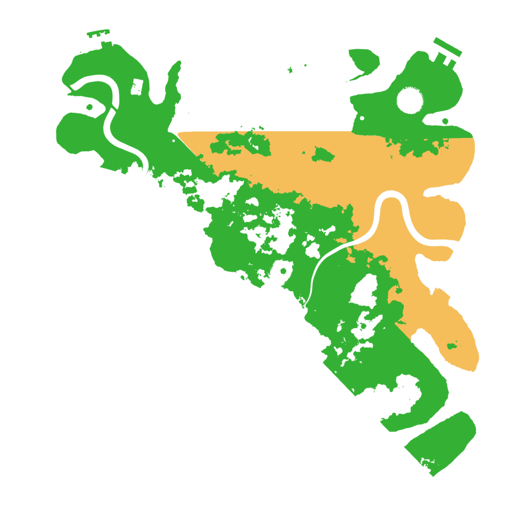 Biome Rust Map: Procedural Map, Size: 3500, Seed: 1371055788
