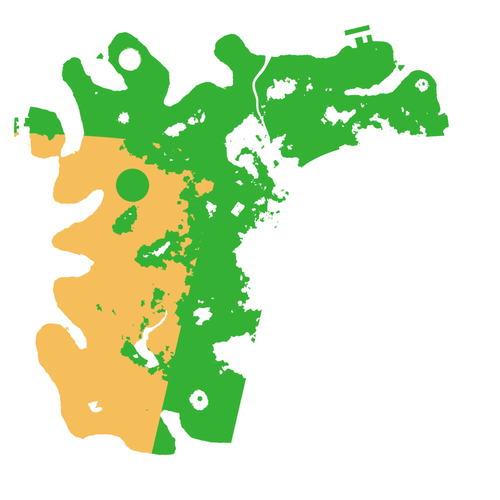 Biome Rust Map: Procedural Map, Size: 4000, Seed: 1019222845