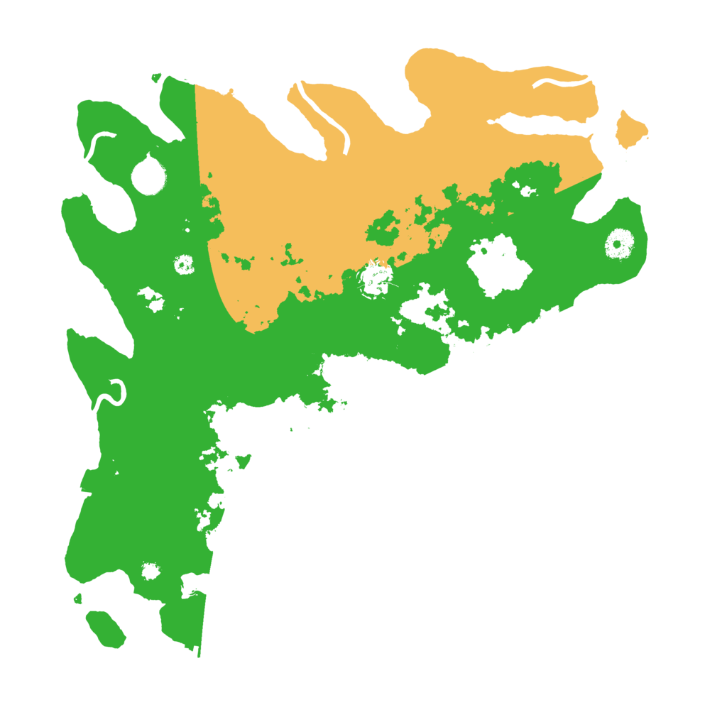 Biome Rust Map: Procedural Map, Size: 3700, Seed: 1955380378