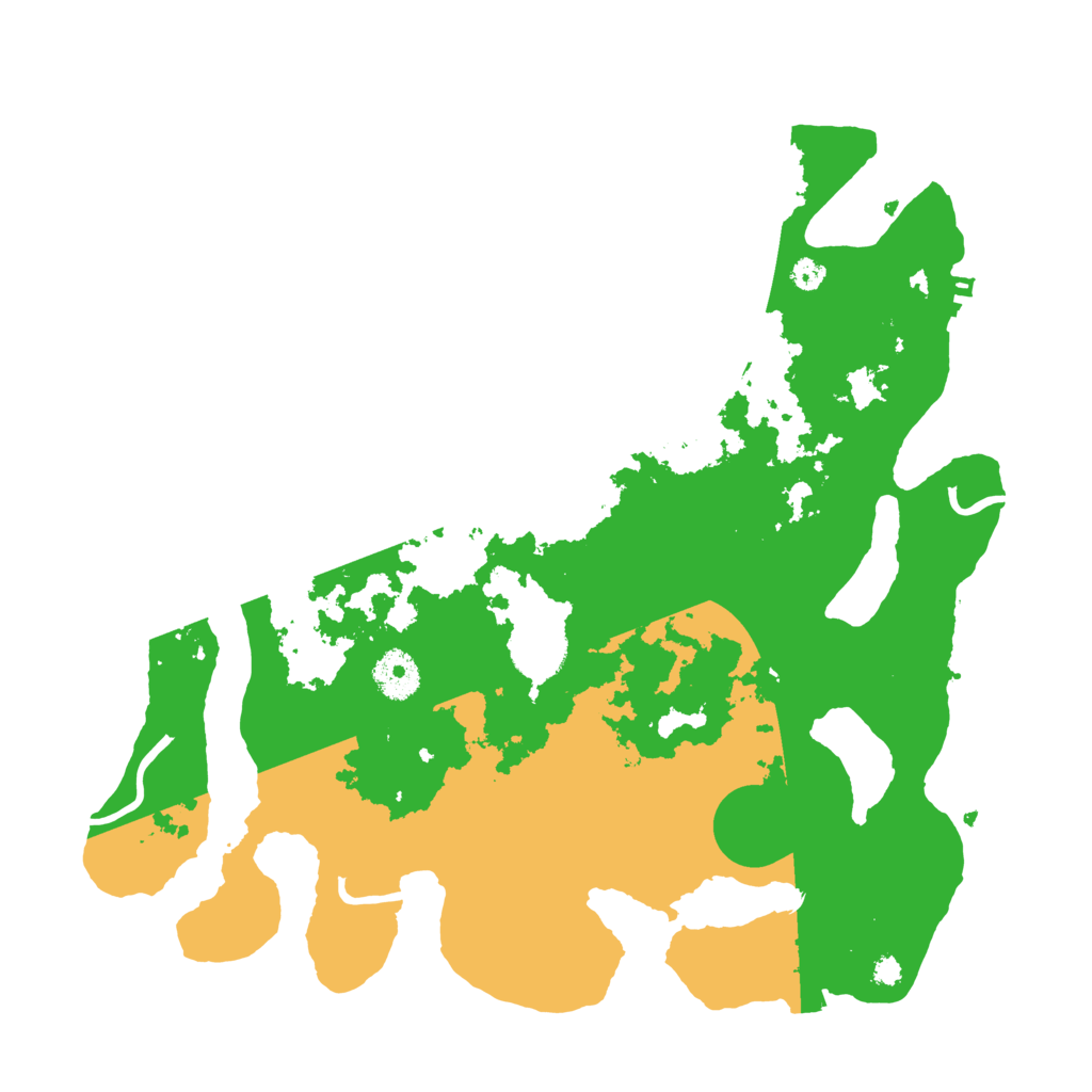Biome Rust Map: Procedural Map, Size: 3500, Seed: 316799627