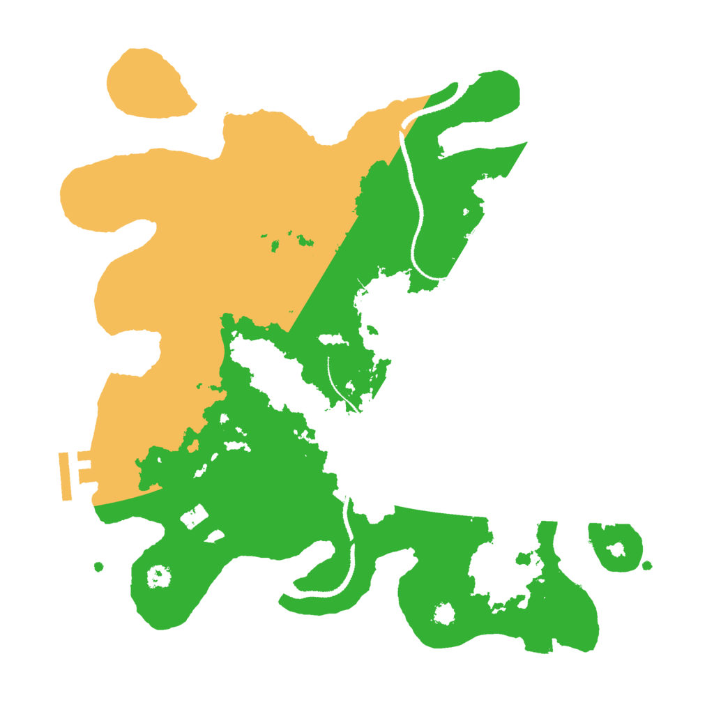 Biome Rust Map: Procedural Map, Size: 3000, Seed: 1117342353