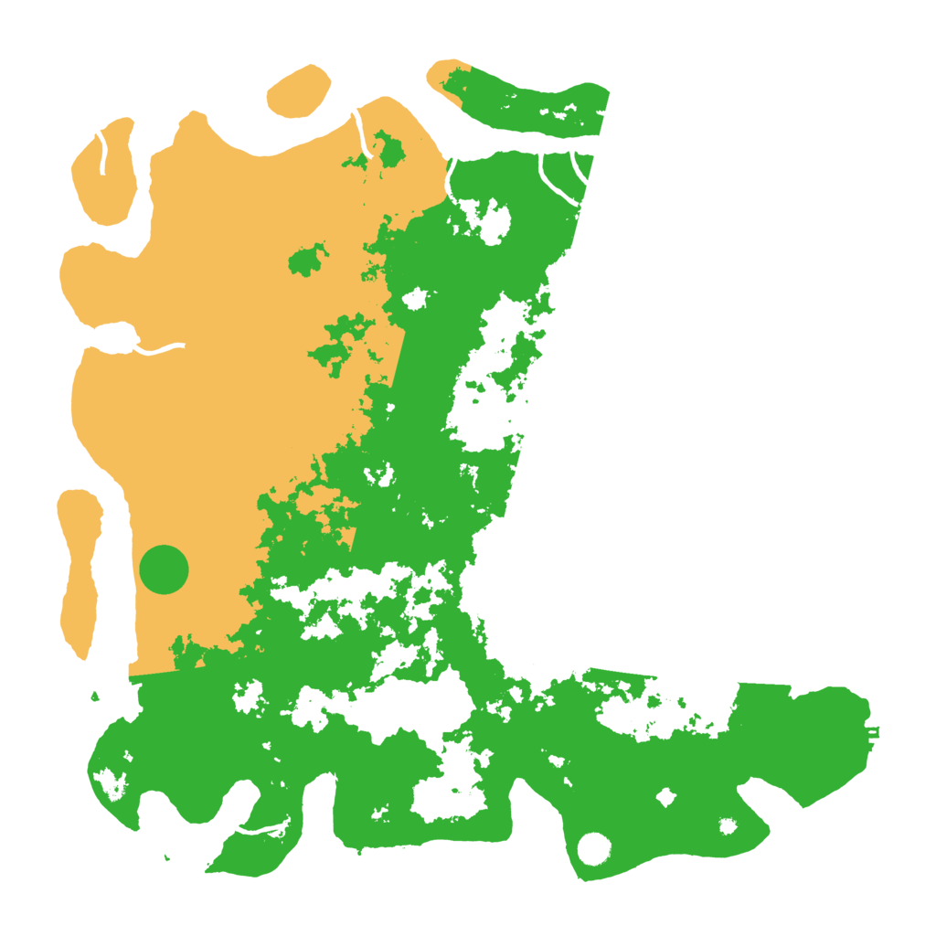 Biome Rust Map: Procedural Map, Size: 5000, Seed: 1829504740