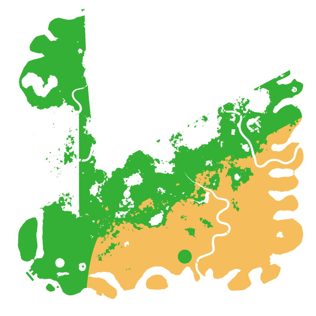 Biome Rust Map: Procedural Map, Size: 6000, Seed: 116864701