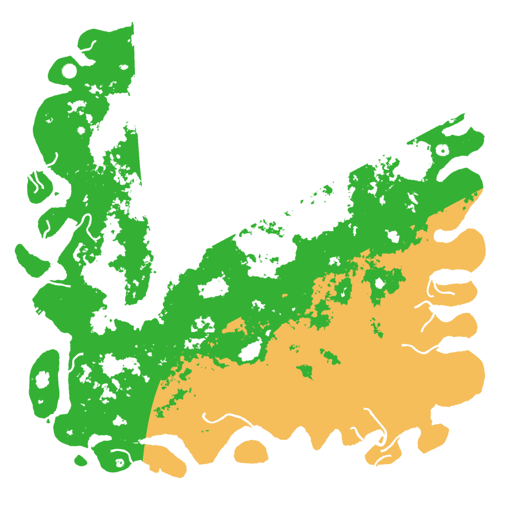 Biome Rust Map: Procedural Map, Size: 6000, Seed: 116864701