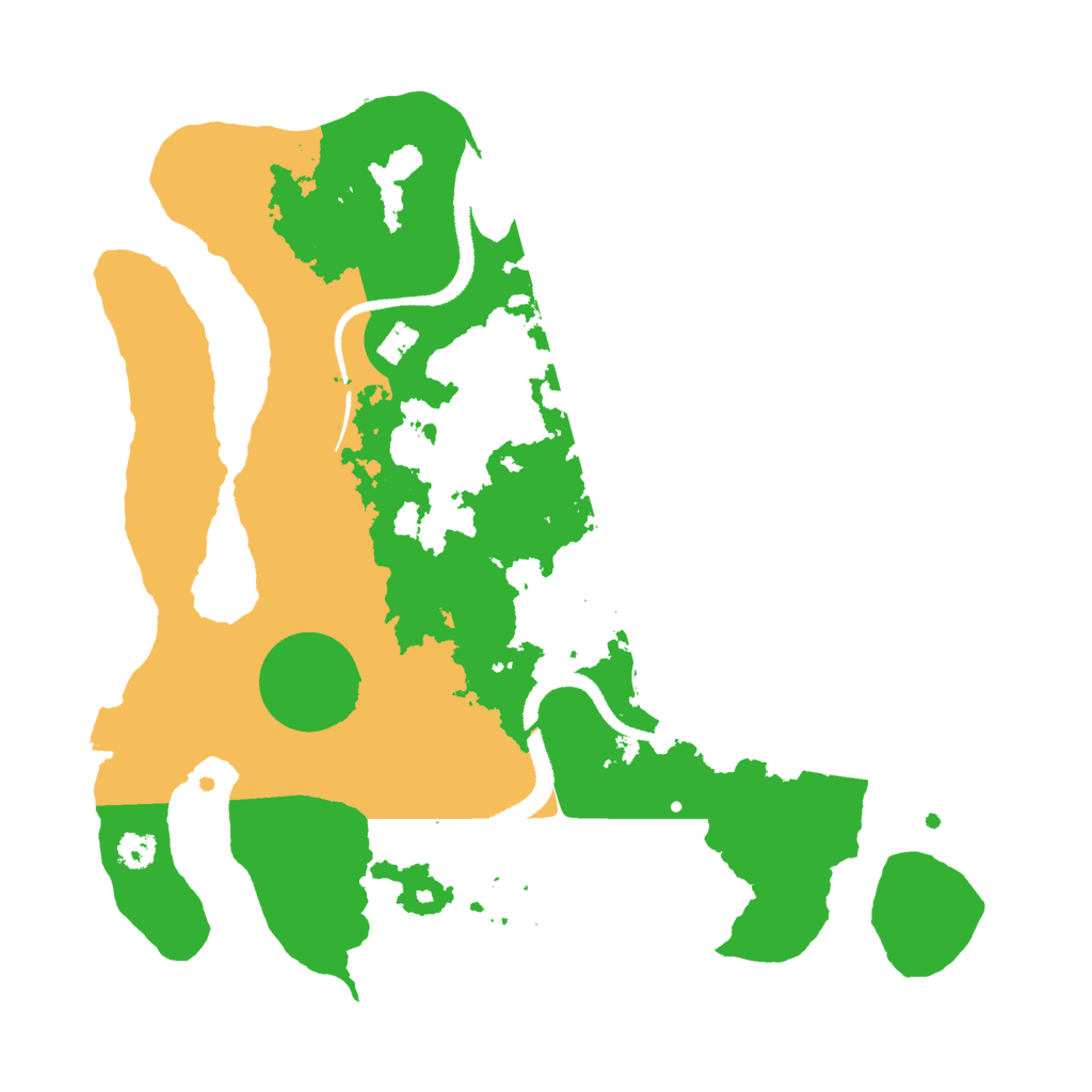 Biome Rust Map: Procedural Map, Size: 2900, Seed: 857618360
