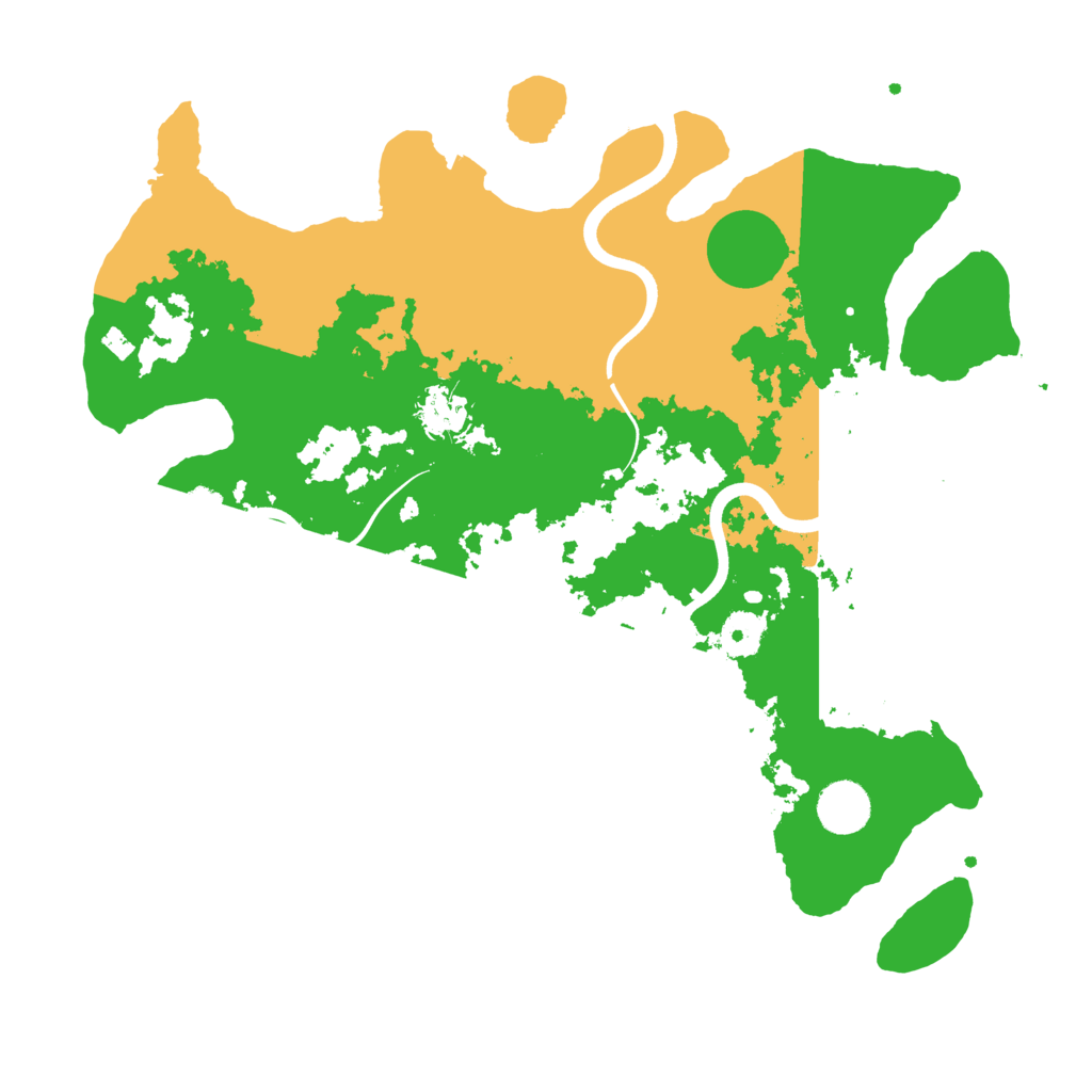 Biome Rust Map: Procedural Map, Size: 3700, Seed: 1194687870