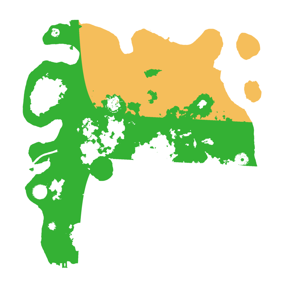 Biome Rust Map: Procedural Map, Size: 3500, Seed: 134510618