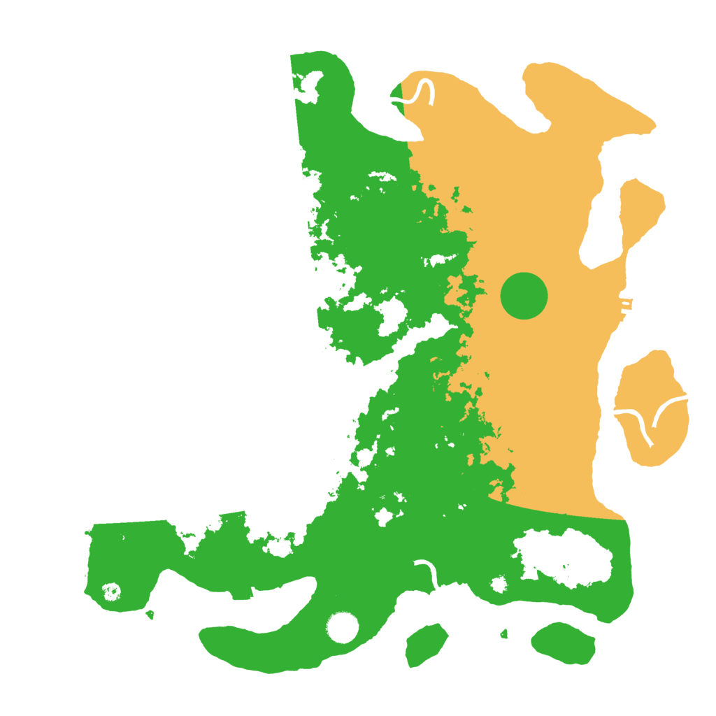 Biome Rust Map: Procedural Map, Size: 4000, Seed: 13666