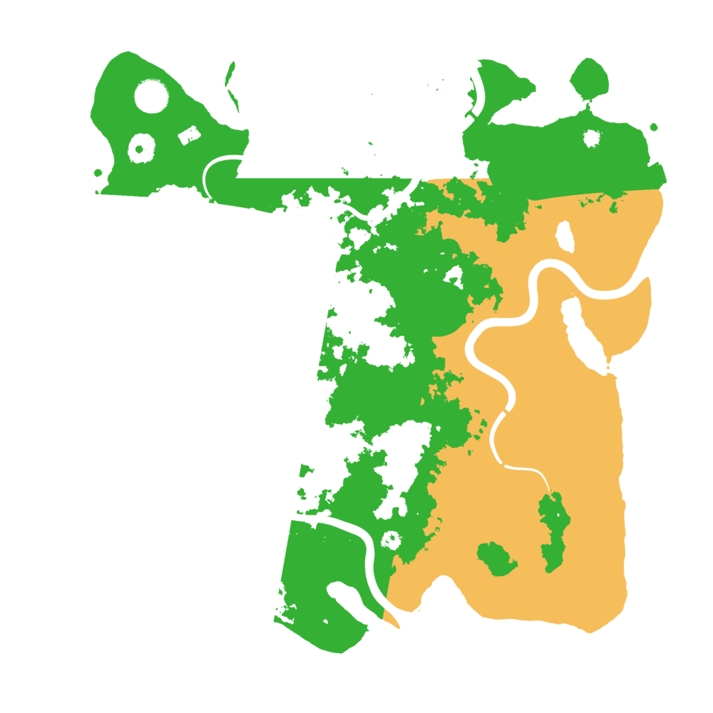 Biome Rust Map: Procedural Map, Size: 3700, Seed: 236221269