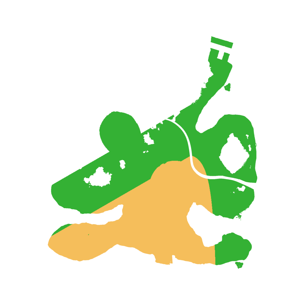 Biome Rust Map: Procedural Map, Size: 2000, Seed: 2138165131