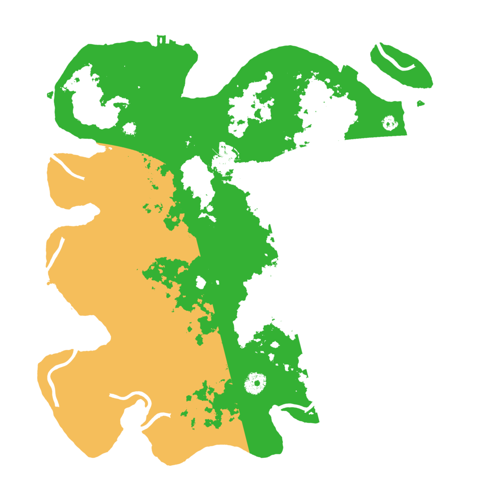 Biome Rust Map: Procedural Map, Size: 3500, Seed: 1271832965