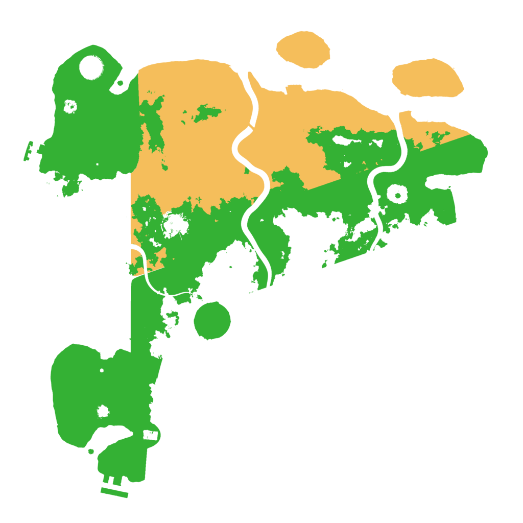 Biome Rust Map: Procedural Map, Size: 3850, Seed: 56291583
