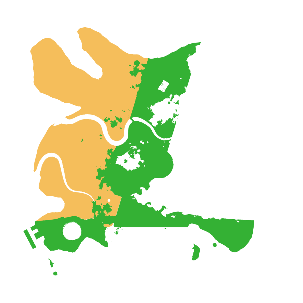 Biome Rust Map: Procedural Map, Size: 3000, Seed: 1188029360
