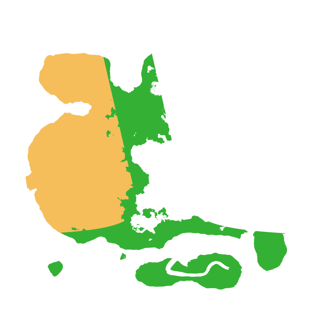 Biome Rust Map: Procedural Map, Size: 2500, Seed: 285127612