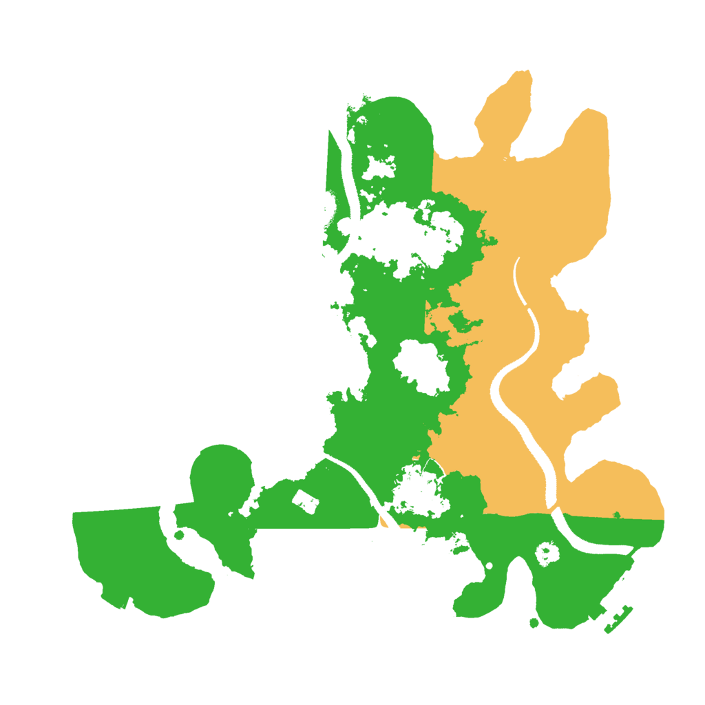 Biome Rust Map: Procedural Map, Size: 3000, Seed: 432656465