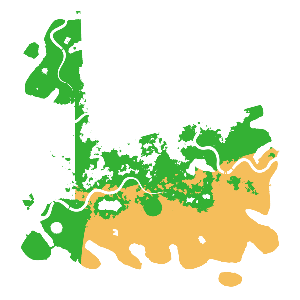 Biome Rust Map: Procedural Map, Size: 4500, Seed: 1395717547