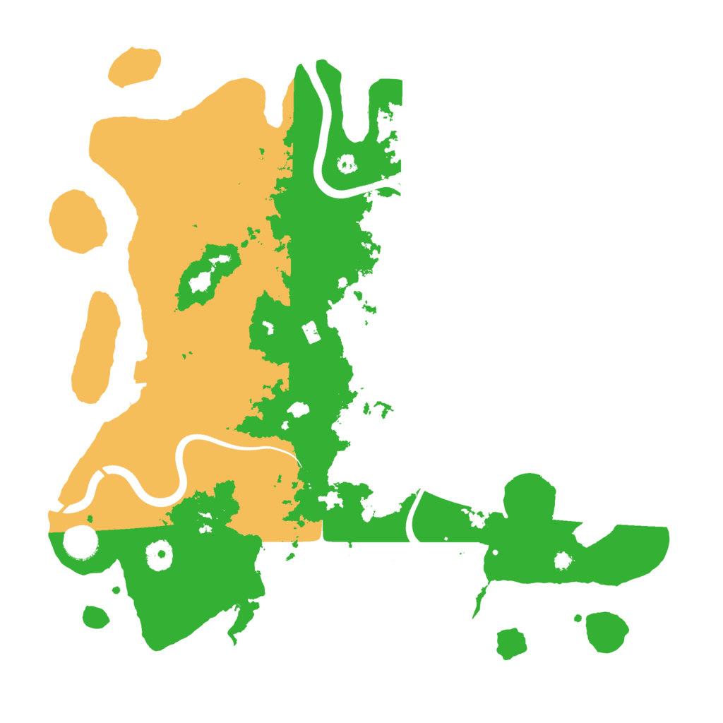 Biome Rust Map: Procedural Map, Size: 3750, Seed: 244487463