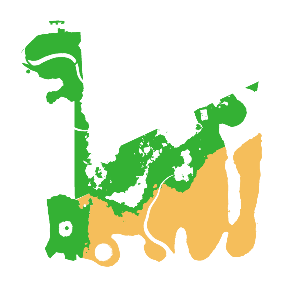 Biome Rust Map: Procedural Map, Size: 3000, Seed: 8408