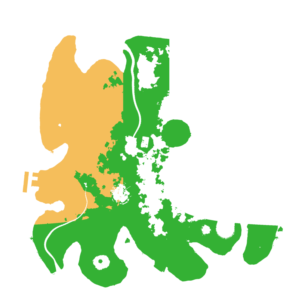 Biome Rust Map: Procedural Map, Size: 3000, Seed: 38724