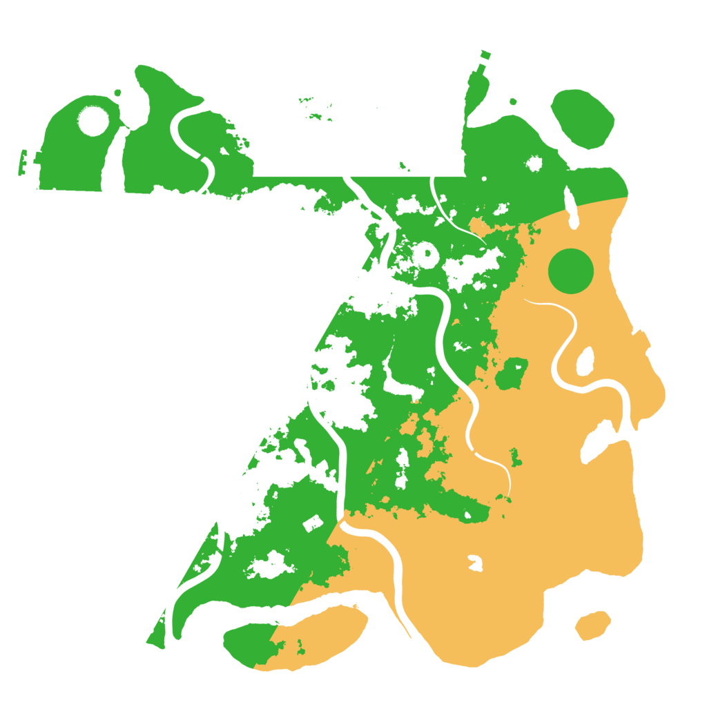 Biome Rust Map: Procedural Map, Size: 4100, Seed: 75825