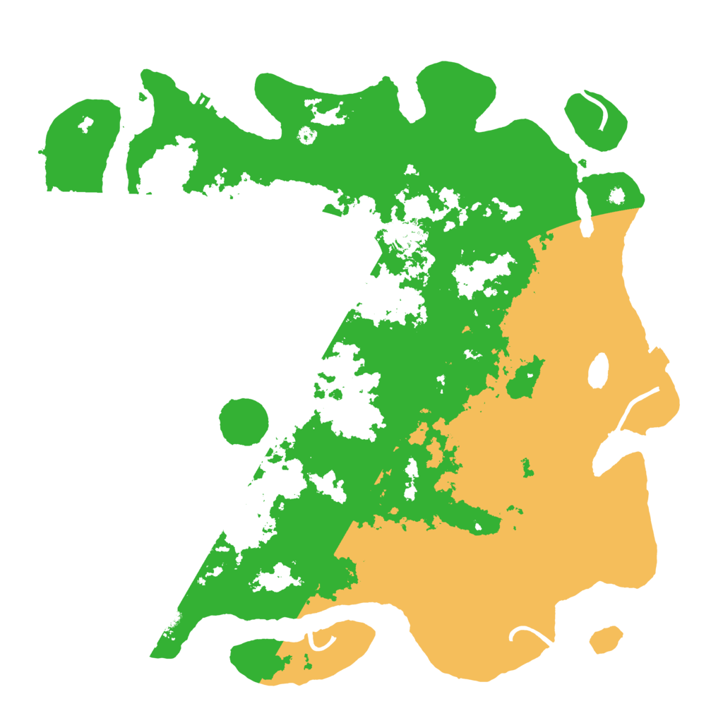 Biome Rust Map: Procedural Map, Size: 4100, Seed: 75825