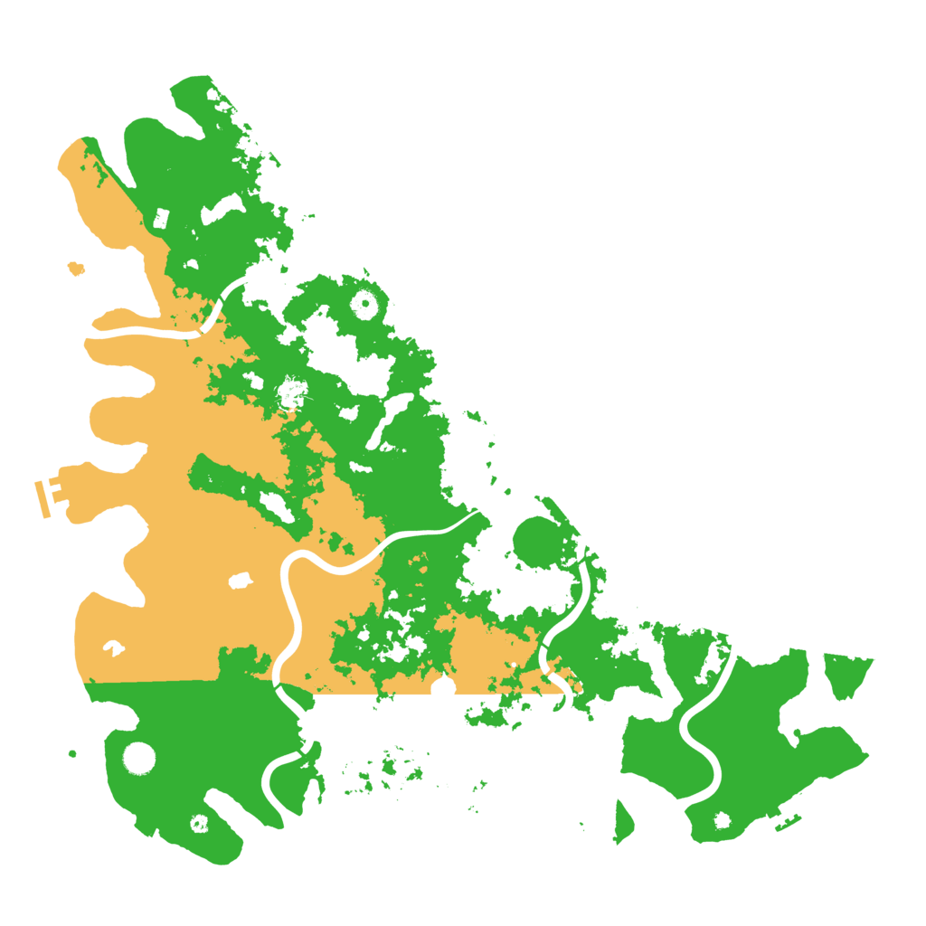 Biome Rust Map: Procedural Map, Size: 5000, Seed: 235728552