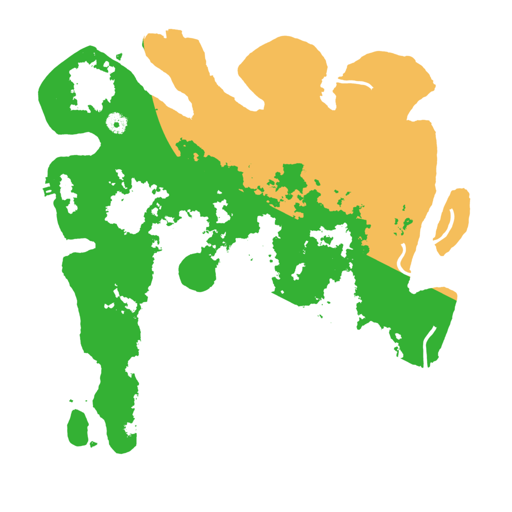 Biome Rust Map: Procedural Map, Size: 3700, Seed: 1345514743