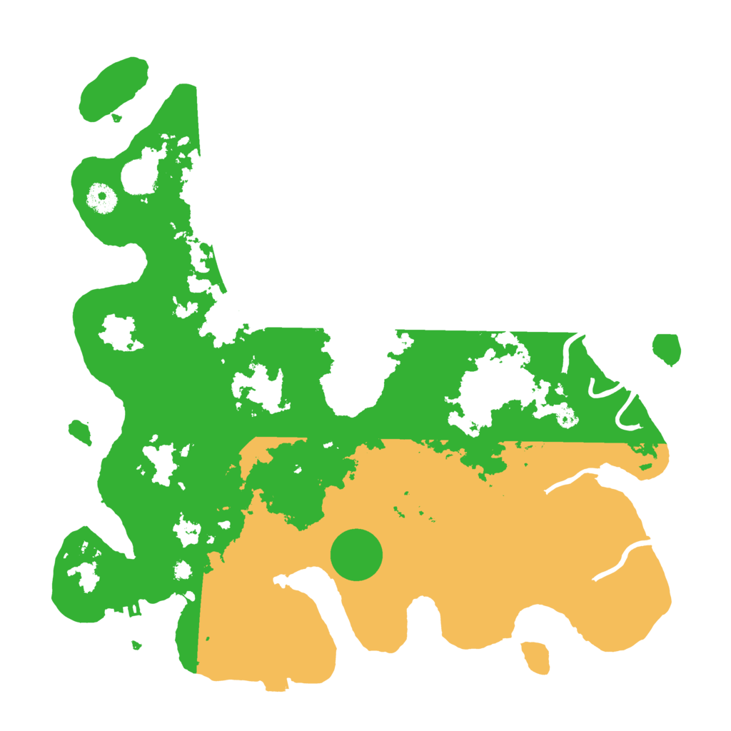 Biome Rust Map: Procedural Map, Size: 3700, Seed: 441775713