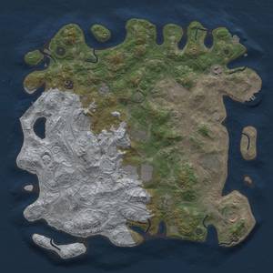 Thumbnail Rust Map: Procedural Map, Size: 4250, Seed: 1229844057, 19 Monuments