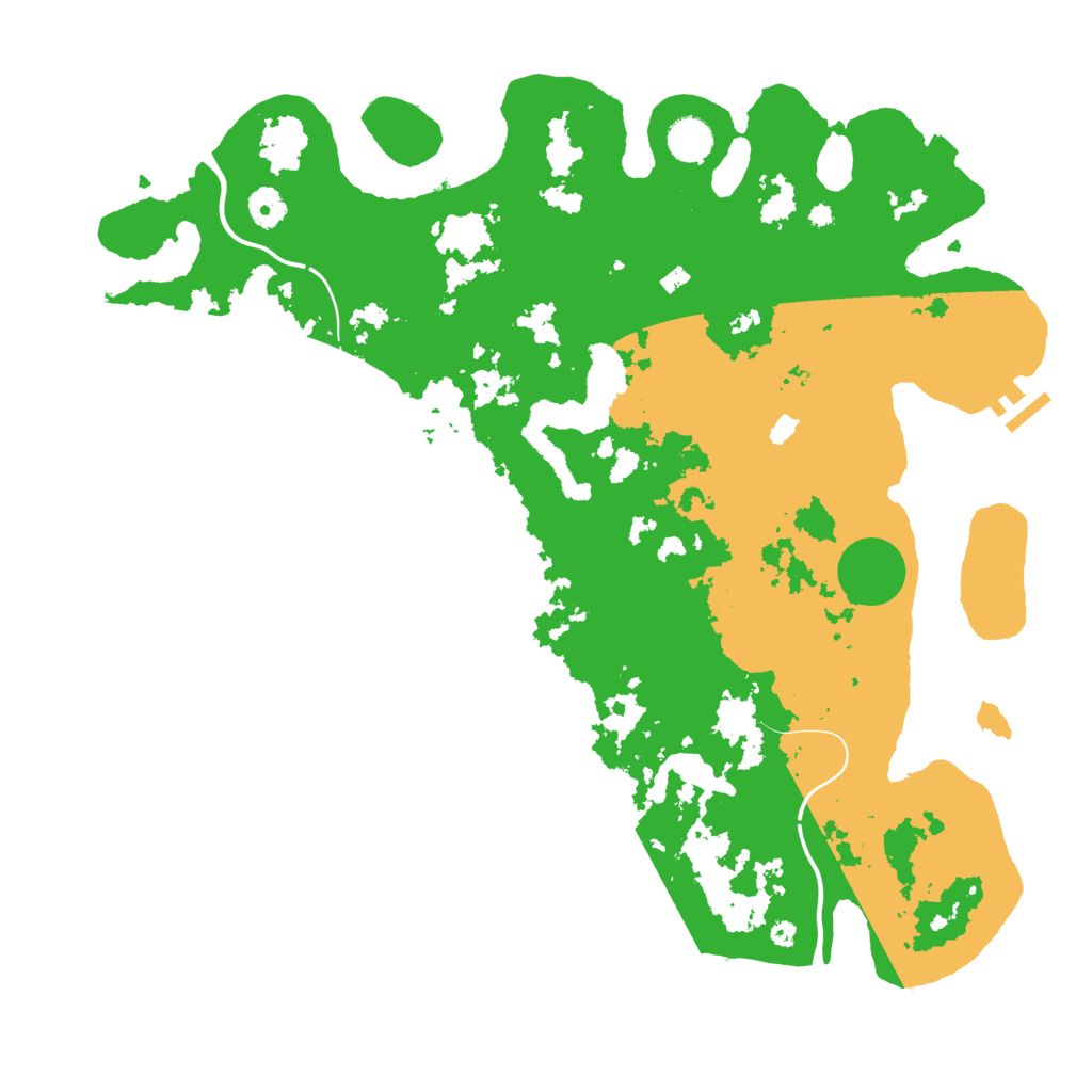 Biome Rust Map: Procedural Map, Size: 4250, Seed: 1229844057