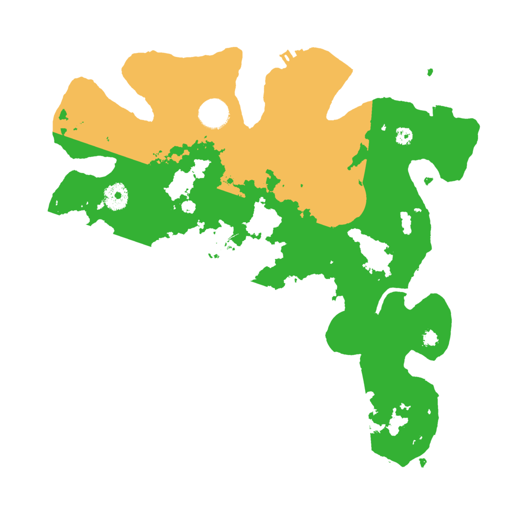 Biome Rust Map: Procedural Map, Size: 3000, Seed: 553902001