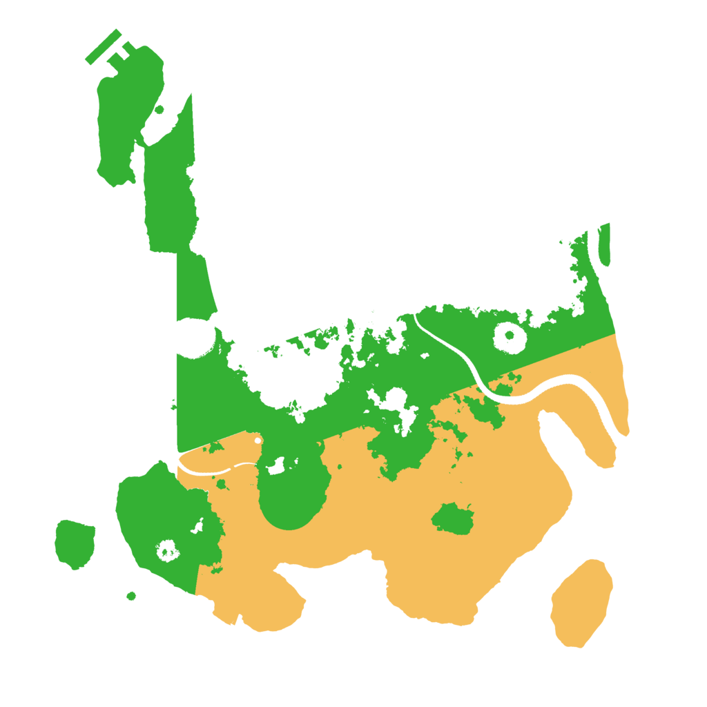 Biome Rust Map: Procedural Map, Size: 3250, Seed: 1000000170