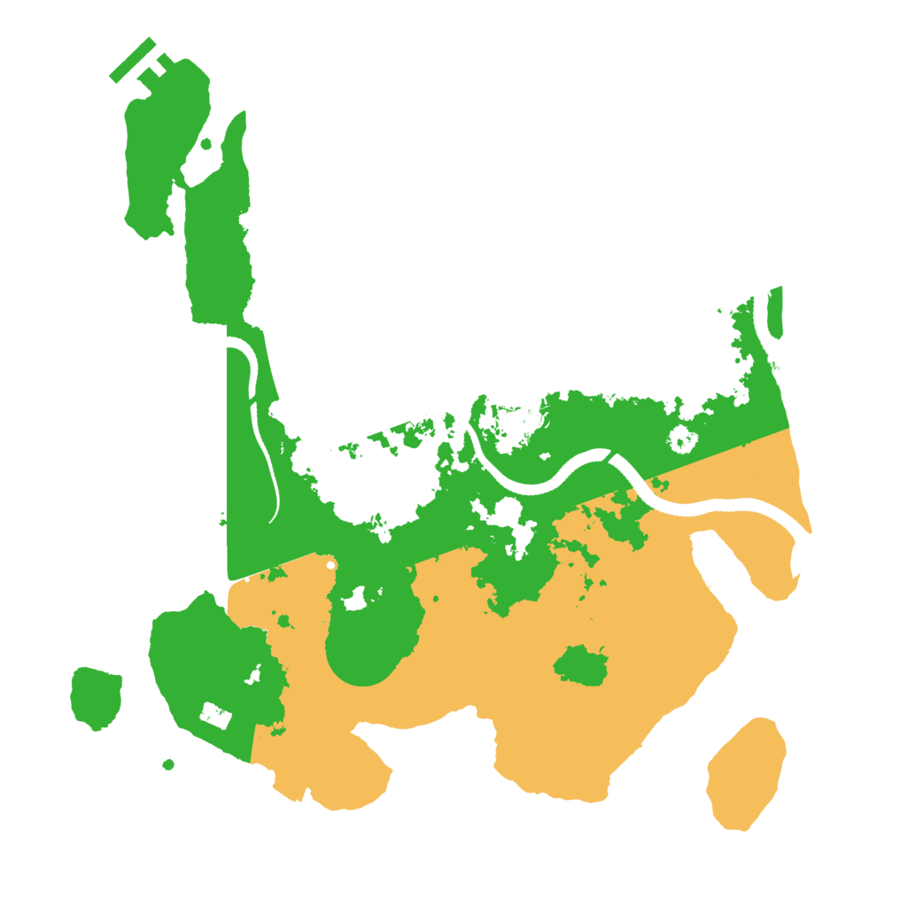 Biome Rust Map: Procedural Map, Size: 3250, Seed: 1000000170