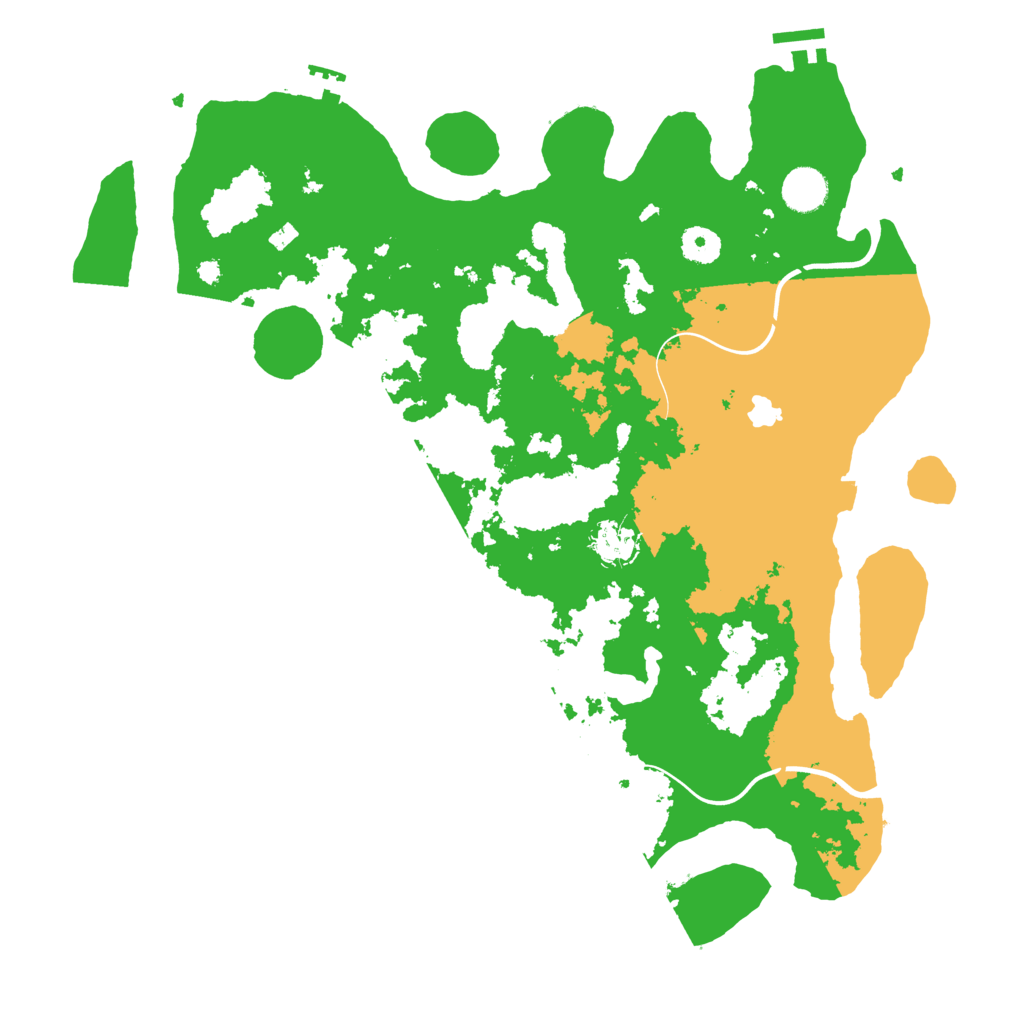 Biome Rust Map: Procedural Map, Size: 4000, Seed: 1965988647