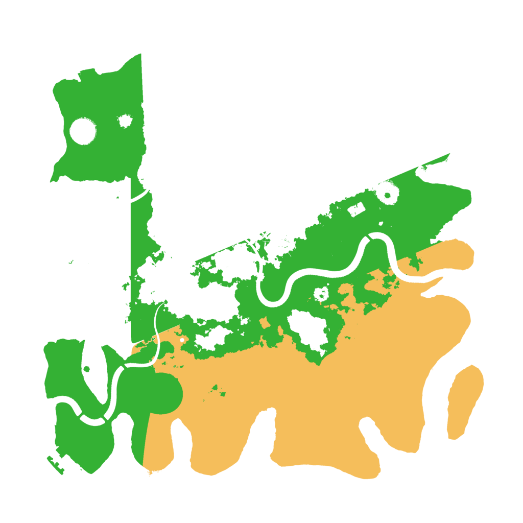 Biome Rust Map: Procedural Map, Size: 3500, Seed: 1298339421