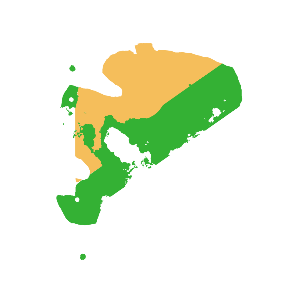 Biome Rust Map: Procedural Map, Size: 2000, Seed: 235