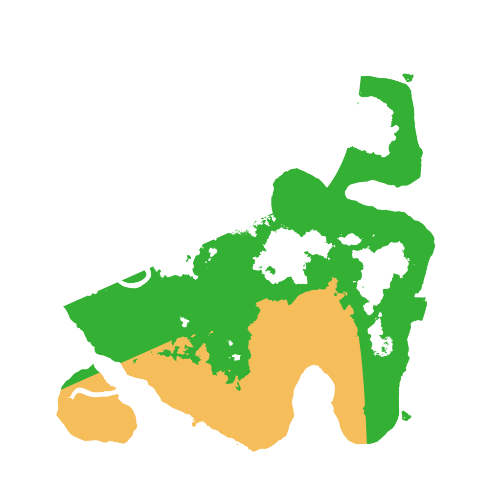 Biome Rust Map: Procedural Map, Size: 2500, Seed: 862566192