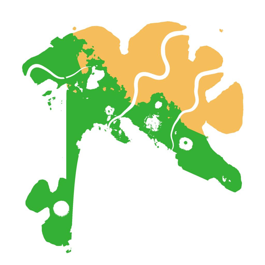 Biome Rust Map: Procedural Map, Size: 3000, Seed: 1128689533