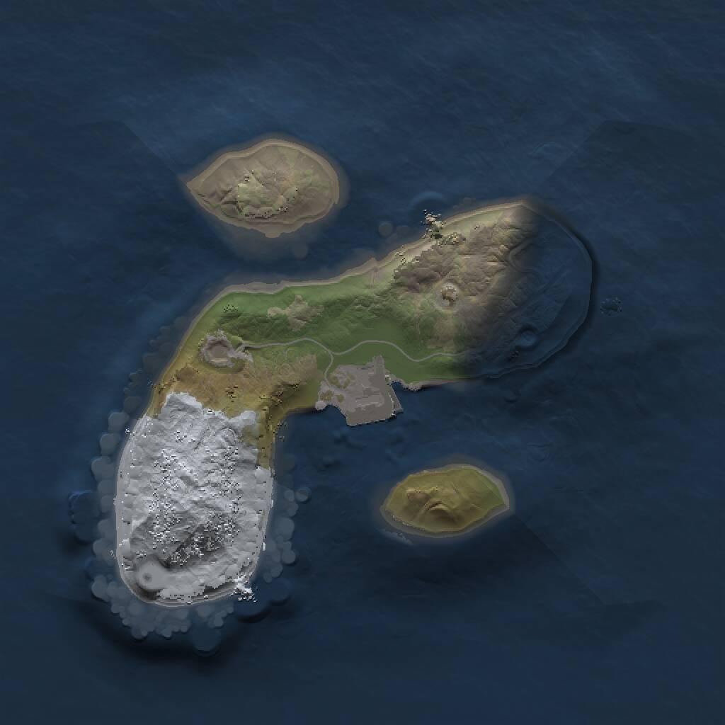 Rust Map: Procedural Map, Size: 1500, Seed: 429774778, 1 Monuments