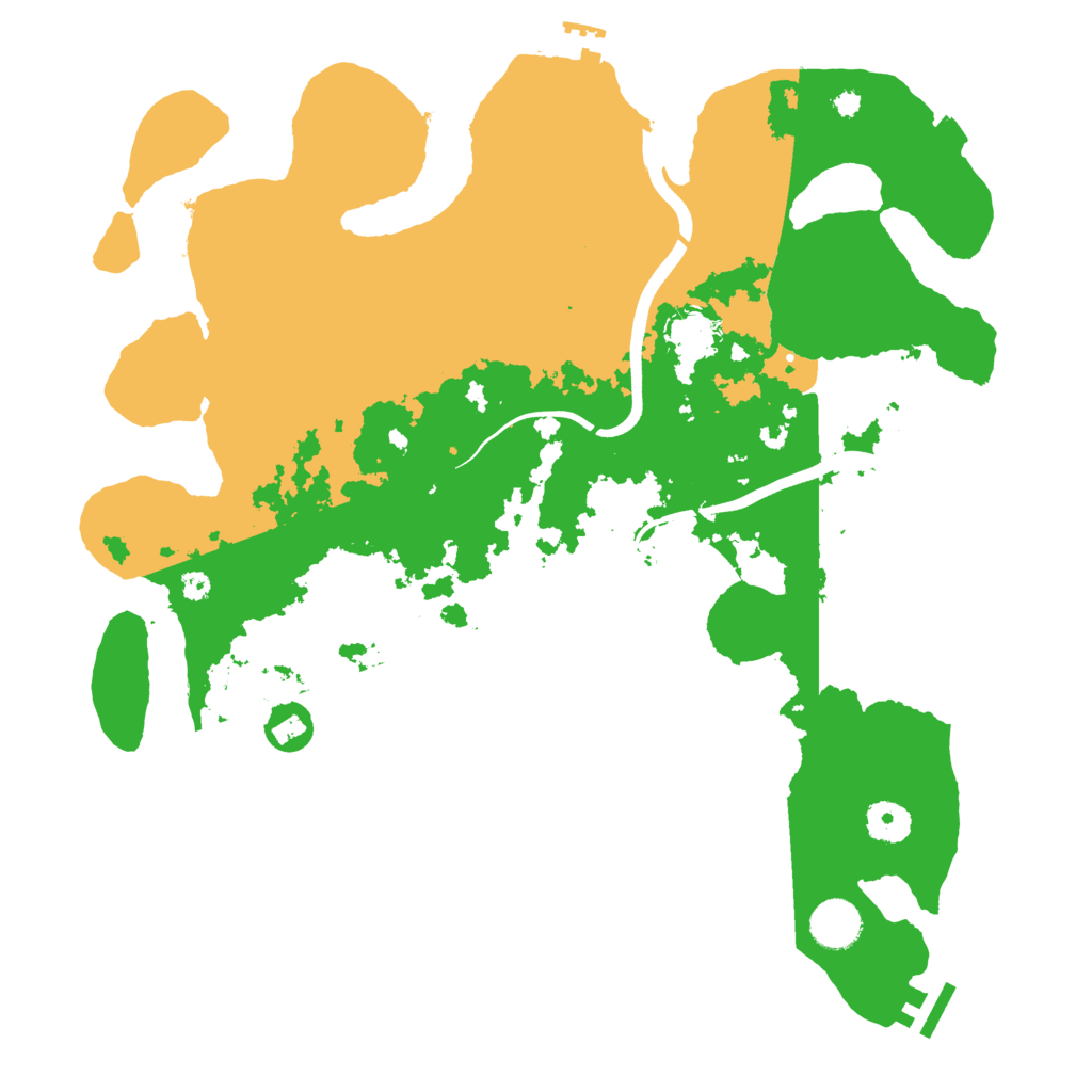 Biome Rust Map: Procedural Map, Size: 3800, Seed: 74985923