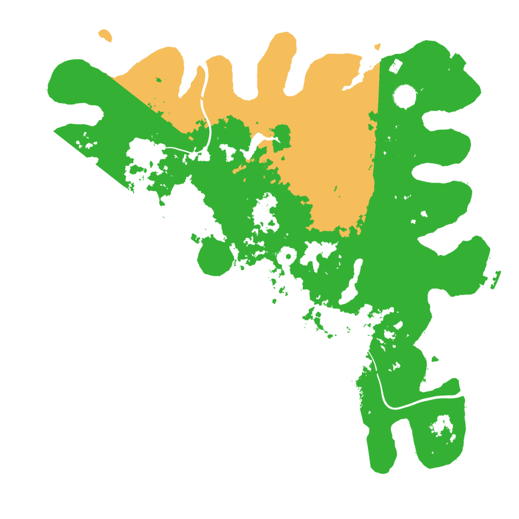 Biome Rust Map: Procedural Map, Size: 4000, Seed: 364364364